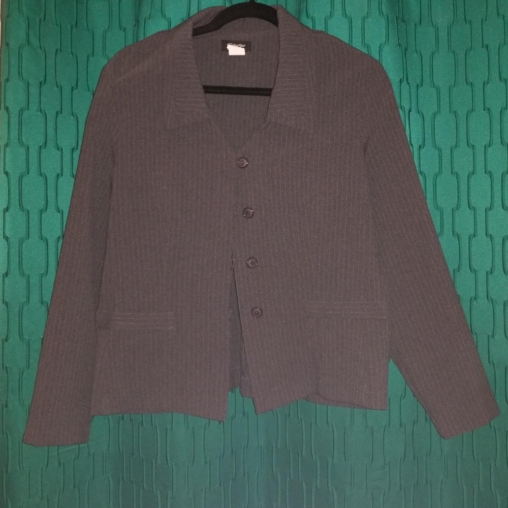 Pinstripe Blazer